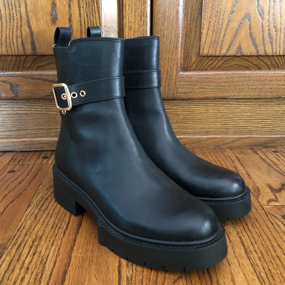 Coach Leather Lacey Boot - Size 8 - Picture 5 of 9